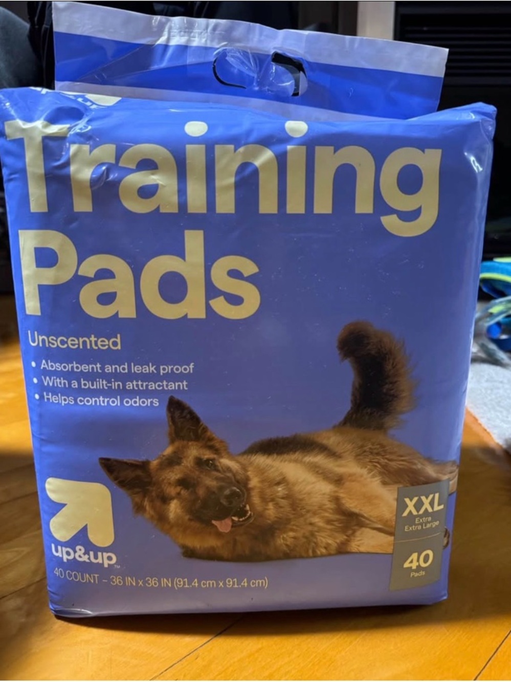 Unscented Training Pipi Pads for Pets - XXL, 40 Count